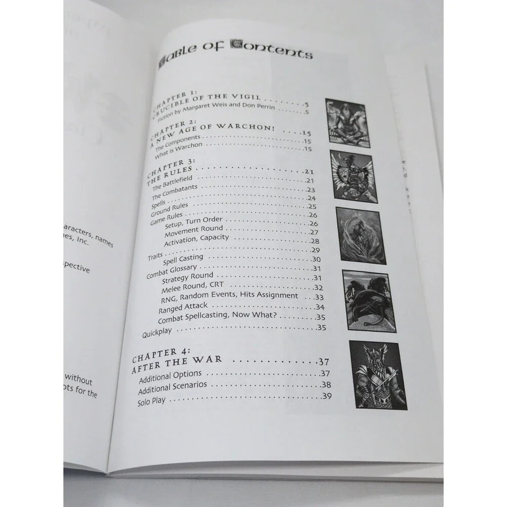 Warchon Clash At Sygillis Playmark Book Game Z-Man Games